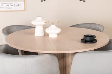Rund matgrupp Venture Home Grå Vitlaserat 4st - Møbler - Borde - Spisebordssæt