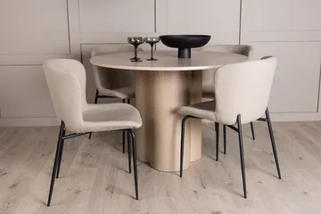 Hvid - Mocca, grå, svart, beige