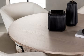 Rund matgrupp Venture Home Offwhite Ljust trä 4st - Møbler - Borde - Spisebordssæt
