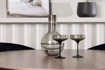 Rund matgrupp Venture Home Svart Valnöt 4st - Møbler - Borde - Spisebordssæt
