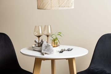Rund matgrupp Venture Home Svart Vit 2st - Møbler - Borde - Spisebordssæt