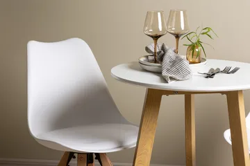 Rund matgrupp Venture Home Vit Vit 2st - Møbler - Borde - Spisebordssæt