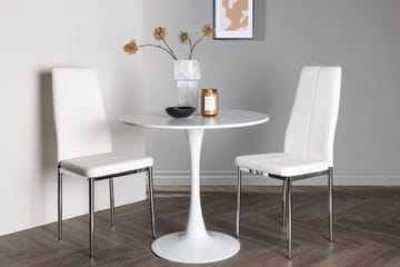 Rund matgrupp Venture Home Vit Vit 2st - Møbler - Borde - Spisebordssæt