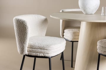 Rund matgrupp Venture Home Vit Vitputsad 4st - Møbler - Borde - Spisebordssæt