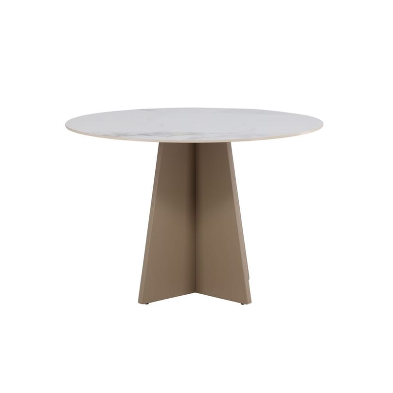 Rundt spisebord Bootcut - Beige - Møbler - Borde - Spisebord og køkkenbord