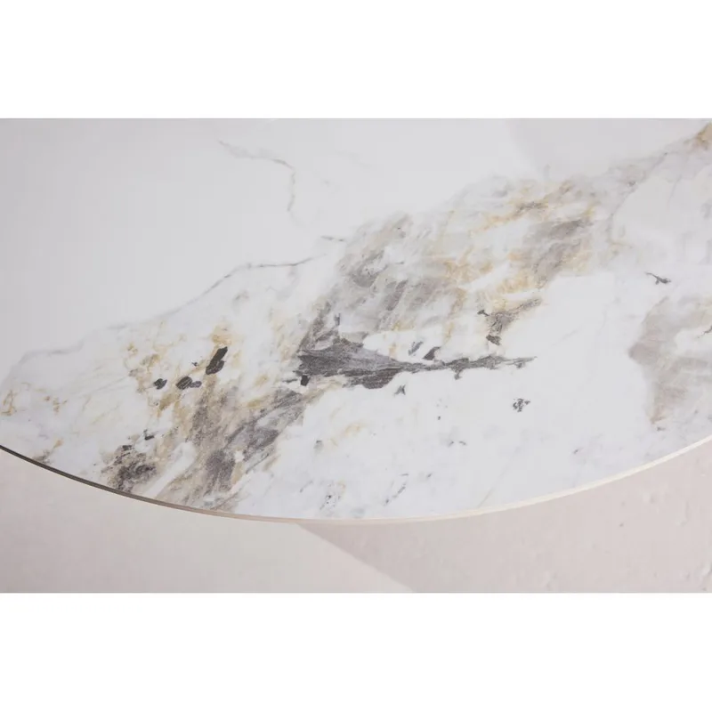 Rundt spisebord Bootcut - Beige - Møbler - Borde - Spisebord og køkkenbord