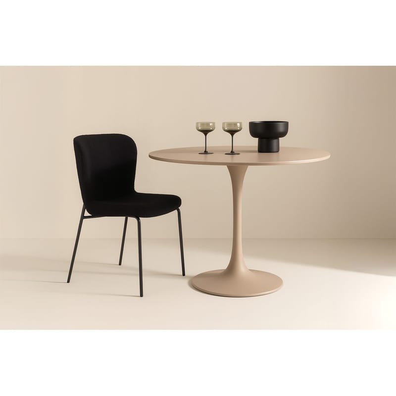 Rundt spisebord Glade - Beige - Møbler - Borde - Spisebord og køkkenbord