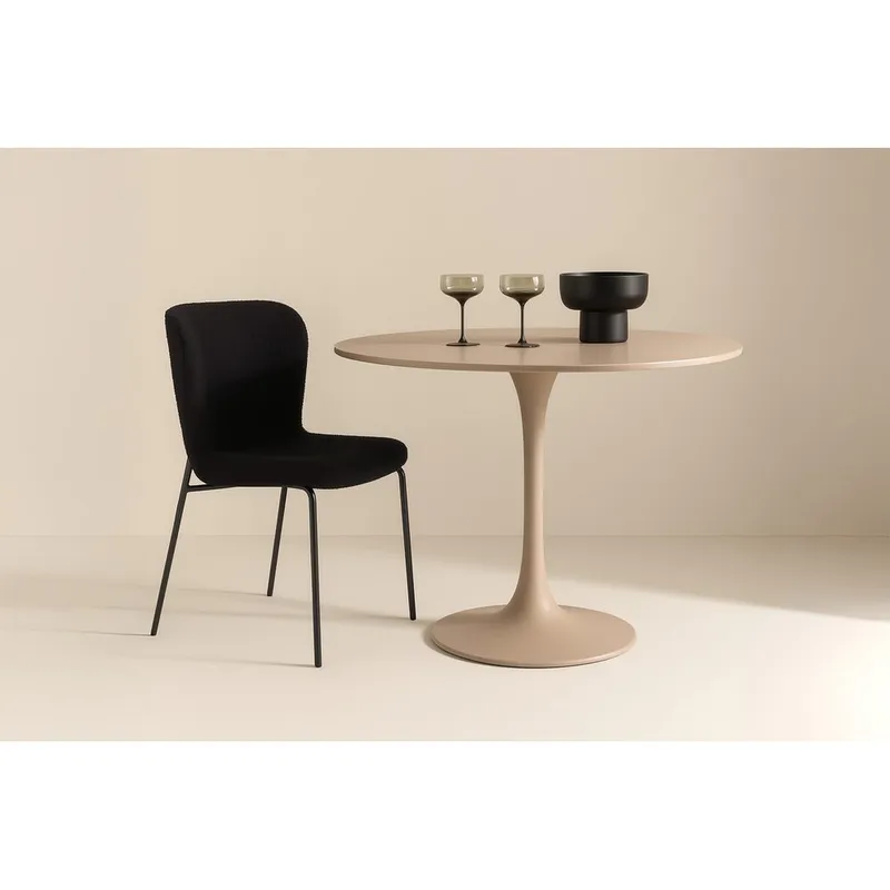 Rundt spisebord Glade - Beige - Møbler - Borde - Spisebord og køkkenbord