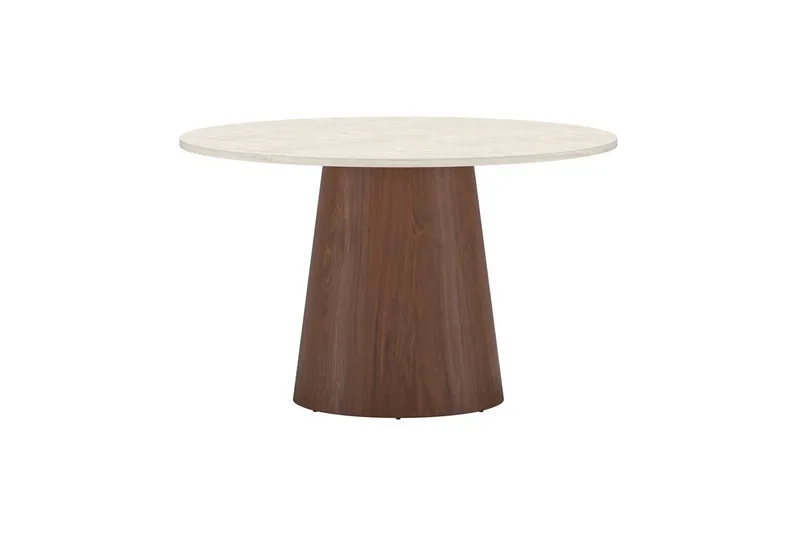 Rundt spisebord Lanzo 120 cm - Beige - Møbler - Borde - Spisebord og køkkenbord