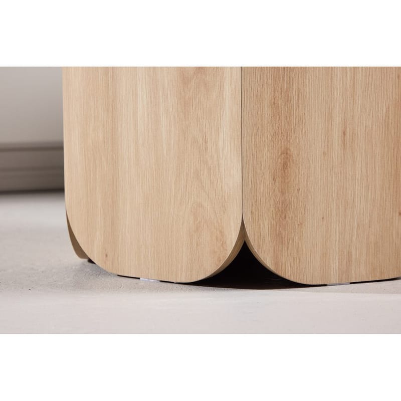 Rundt spisebord Tekla - Lysegrå, Ø120 - Møbler - Borde - Spisebord og køkkenbord