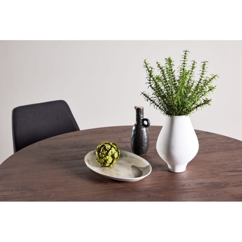 Rundt spisebord Tekla - Ruskind, Ø120 - Møbler - Borde - Spisebord og køkkenbord