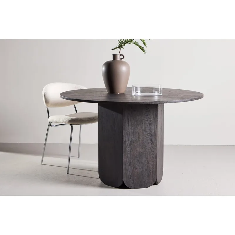 Rundt spisebord Tekla - Sort, Ø120 - Møbler - Borde - Spisebord og køkkenbord