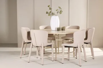 Hvidpudset|Beige - Beige