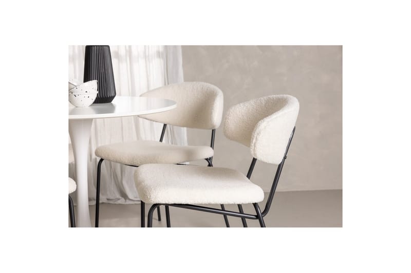 Rundt Spisesæt Hamden, Chico - Møbler - Borde - Spisebordssæt