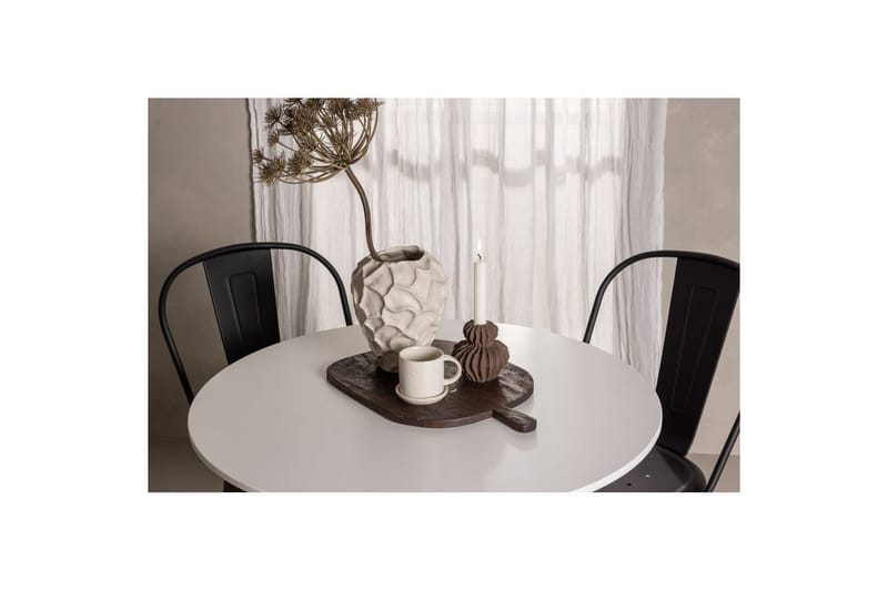 Rundt Spisesæt Hamden, Tempe - Sort - Møbler - Borde - Spisebordssæt