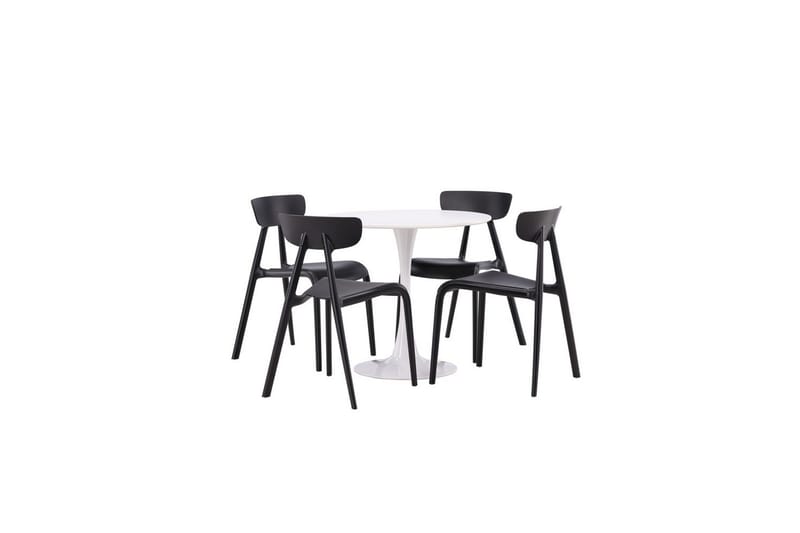 Rundt Spisesæt Hamden, Ursholmen, Sort