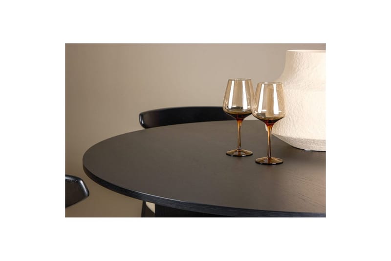 Rundt Spisesæt Ven, Tyresö - Sort - Møbler - Borde - Spisebordssæt