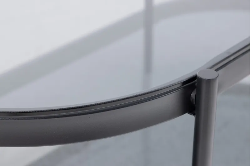 Rutkin Sofabord 95x50 cm - Grå - Møbler - Borde - Sofabord