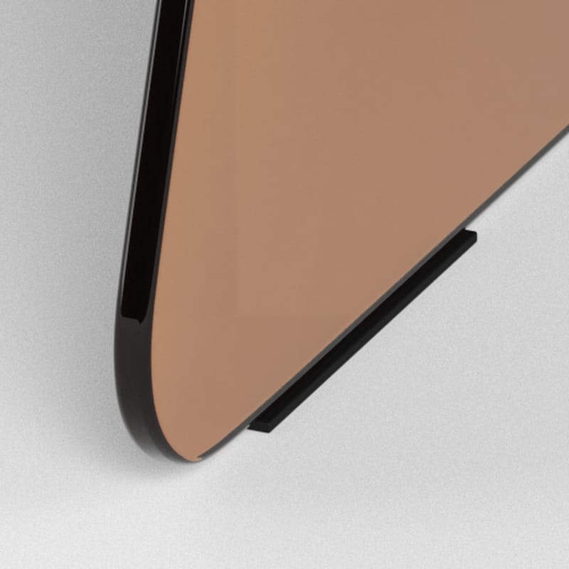 Ryvos Sofabord i Glas 80 cm Rund - Brun - Møbler - Borde - Sofabord