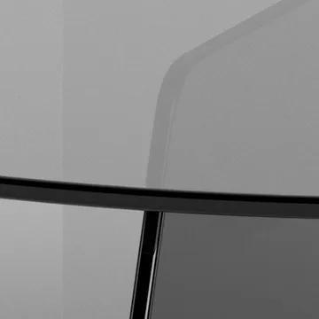 Ryvos Sofabord i Glas 80 cm Rund - Røgfarvet - Møbler - Borde - Sofabord