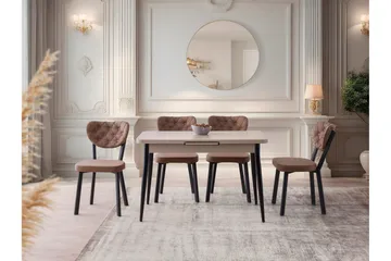 Saidie Spisebord 120 cm Rektangulært - Brun - Møbler - Borde - Spisebord og køkkenbord