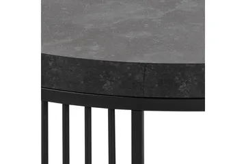 Saklani Sofabord 65 cm - Sort - Møbler - Borde - Sofabord