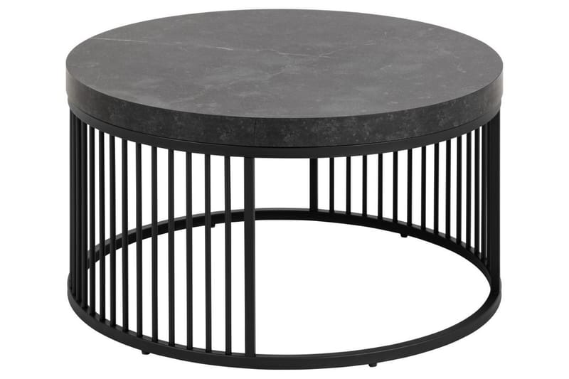 Saklani Sofabord 65 cm - Sort - Møbler - Borde - Sofabord