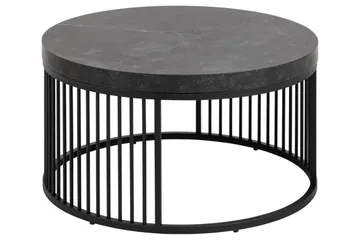 Saklani Sofabord 65 cm - Sort - Møbler - Borde - Sofabord