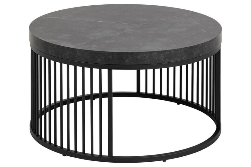 Saklani Sofabord 65 cm, Sort