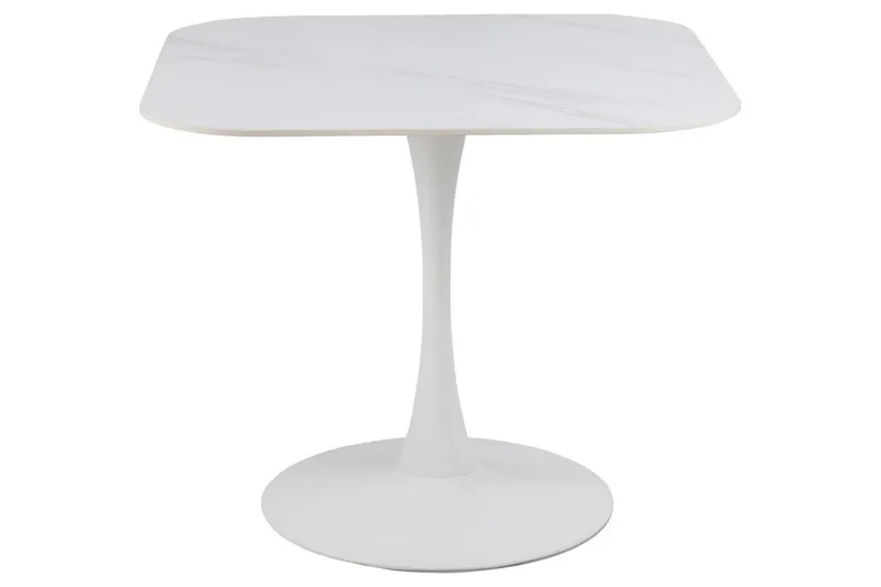 Salm Spisebord 90 cm Kvadratisk - Hvid - Møbler - Borde - Spisebord og køkkenbord