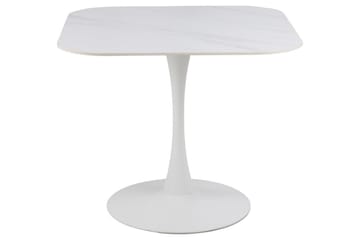 Salm Spisebord 90 cm Kvadratisk - Hvid - Møbler - Borde - Spisebord og køkkenbord