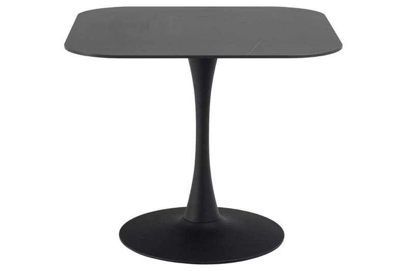 Salm Spisebord 90 cm Kvadratisk - Sort - Møbler - Borde - Spisebord og køkkenbord