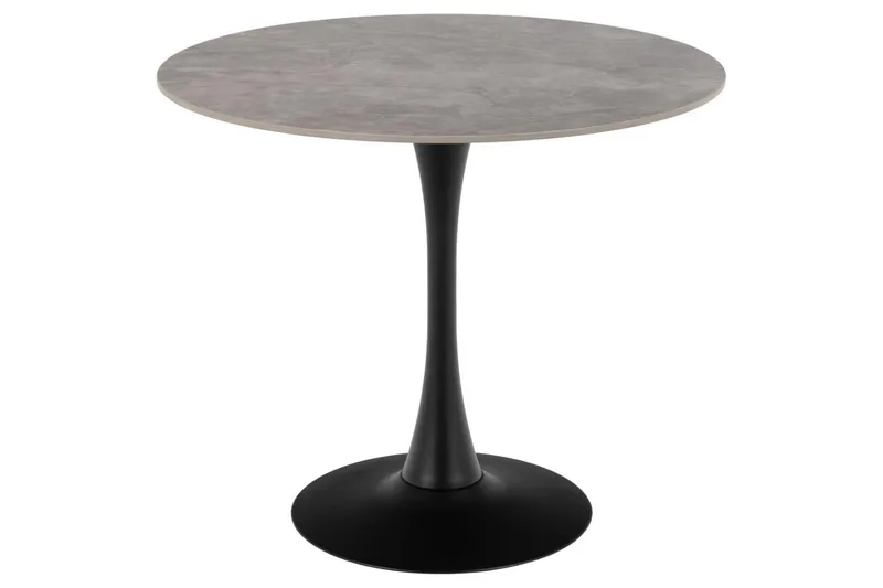 Salm Spisebord 90 cm Rundt, Grå