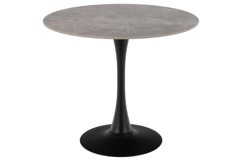 Salm Spisebord 90 cm Rundt, Grå