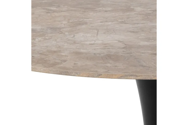 Salm Spisebord 90 cm Rundt - Sort - Møbler - Borde - Spisebord og køkkenbord