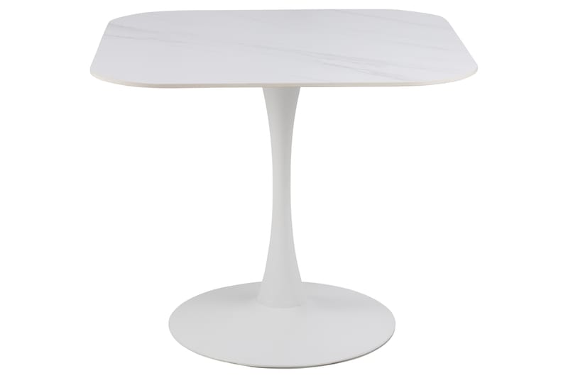 Salm Spisebord 90x90 cm - Hvid - Spisebord og køkkenbord