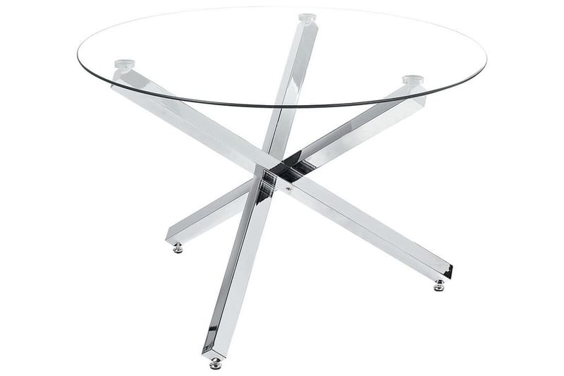 Salno Sofabord 110 cm Rund, Sølv