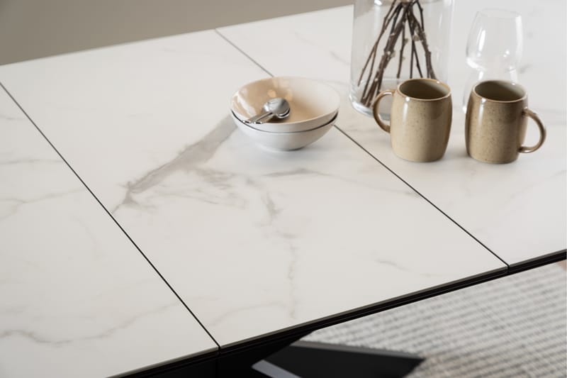 Salupa Spisebord 210x90 cm - Hvid - Spisebord og køkkenbord