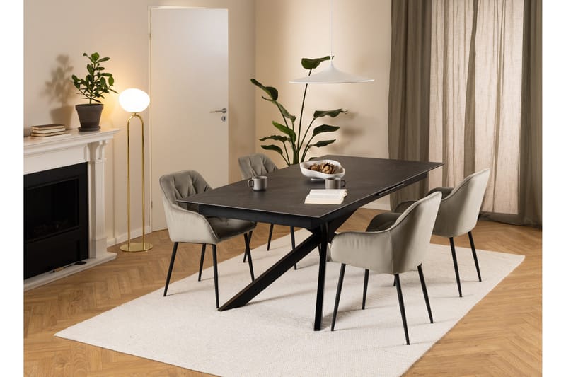 Salupa Spisebord 240x100 cm - Sort - Møbler - Borde - Spisebord og køkkenbord