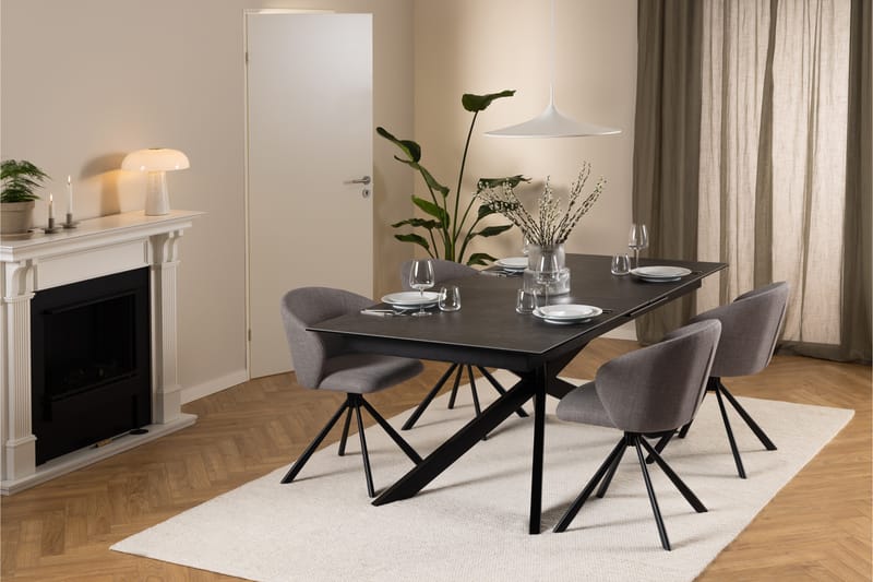 Salupa Spisebord 240x100 cm - Sort - Møbler - Borde - Spisebord og køkkenbord