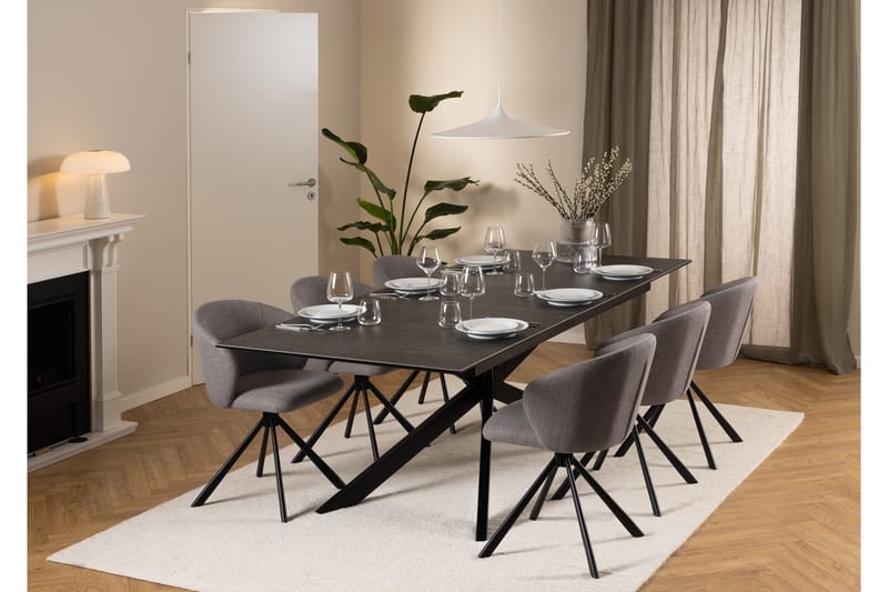 Salupa Spisebord 240x100 cm - Sort - Møbler - Borde - Spisebord og køkkenbord