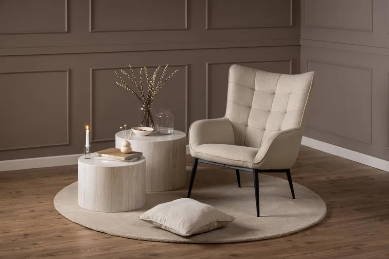 Samon Sofabord 58 cm - Beige - Møbler - Borde - Sofabord