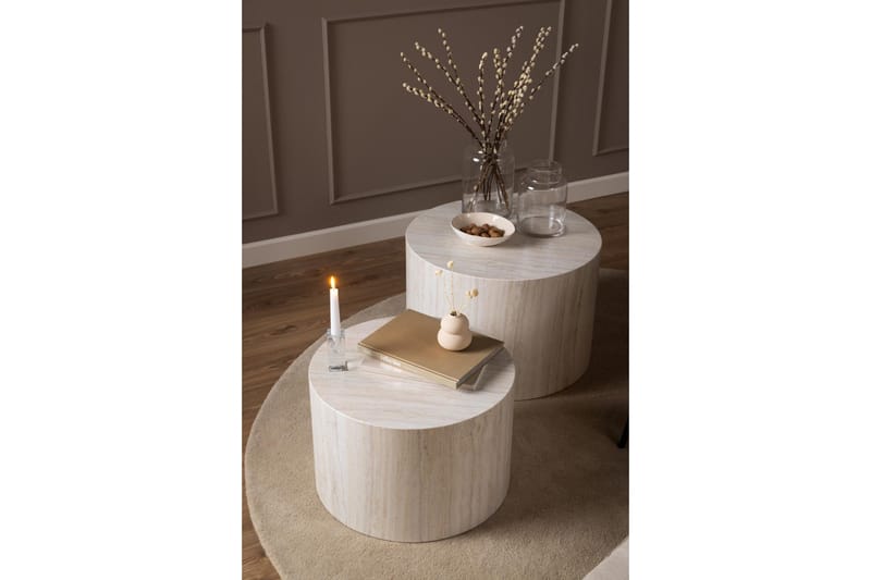 Samon Sofabord 58 cm - Beige - Møbler - Borde - Sofabord