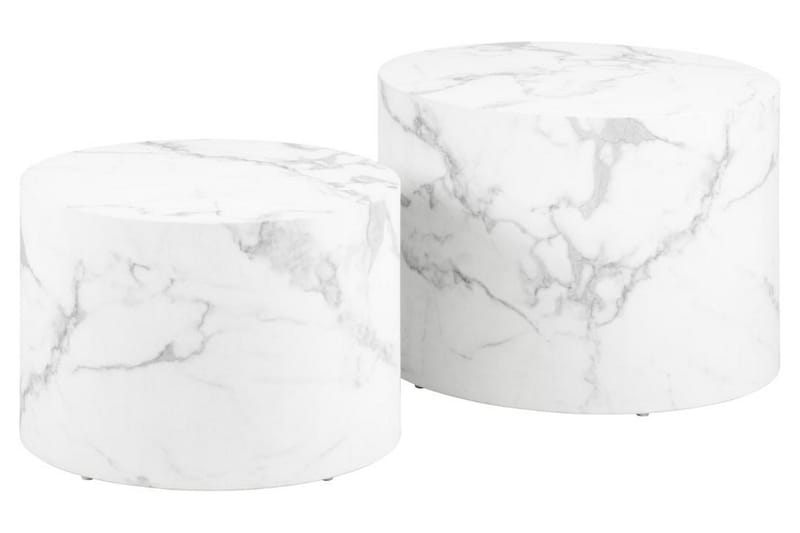 Samon Sofabord 58 cm, Hvid