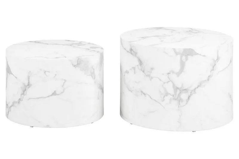 Samon Sofabord 58 cm - Hvid - Møbler - Borde - Sofabord