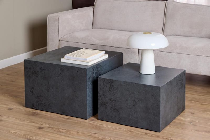 Samon Sofabord 58 cm - Sort - Møbler - Borde - Sofabord