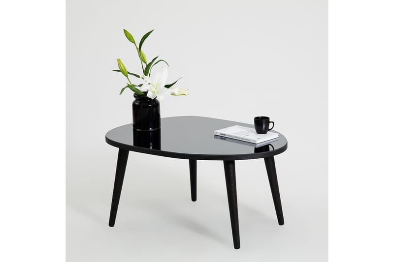 Samtens Sofabord 75 cm - Sort - Møbler - Borde - Sofabord