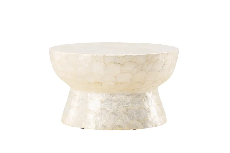 Sandön Sofabord 70 cm Rund, Lys grå