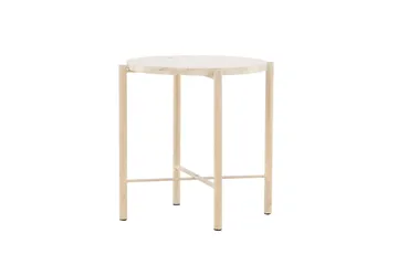 Sandhamn Sofabord 40 cm Rund - Beige - Møbler - Borde - Sofabord
