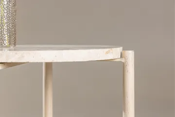 Sandhamn Sofabord 40 cm Rund - Beige - Møbler - Borde - Sofabord